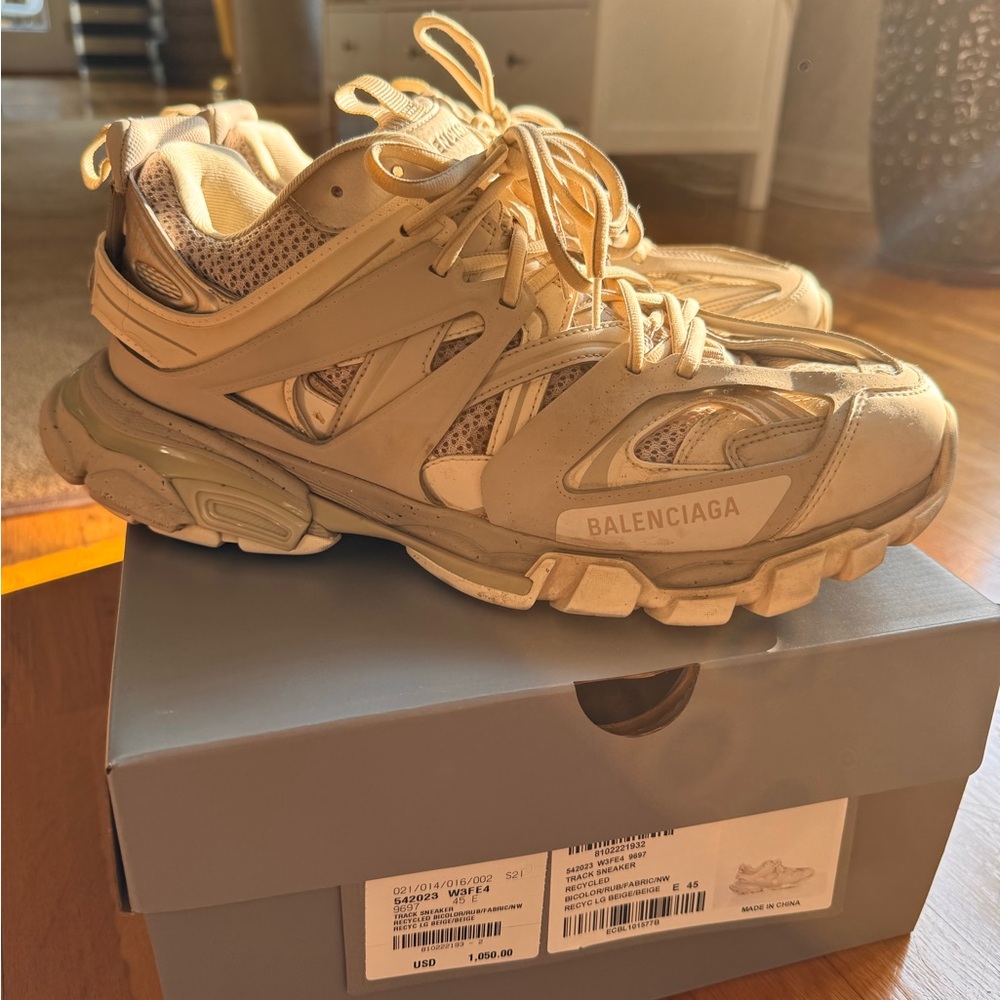 Balenciaga Light Tan Athletic Shoes